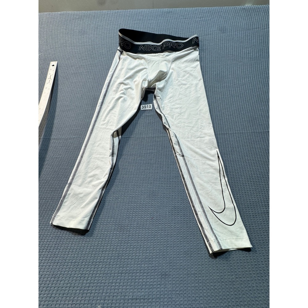 Nike Pro Dri-FIT Compression Tights Mens M White